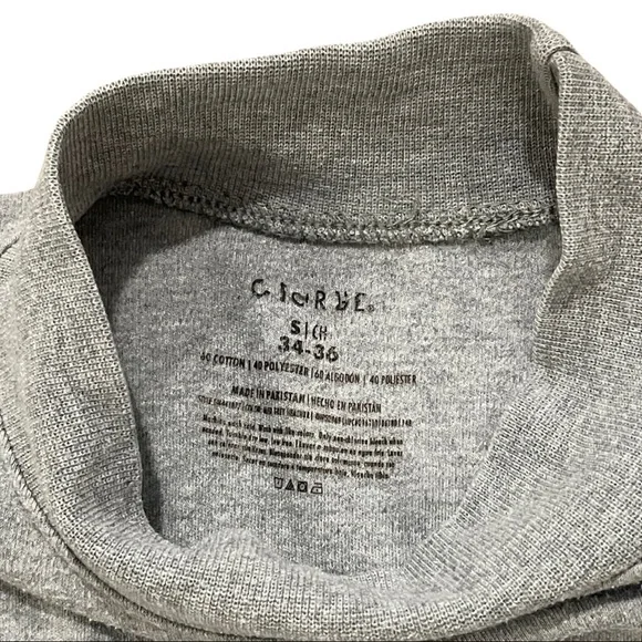 Basic Grey Mockneck - Picture 2 of 2